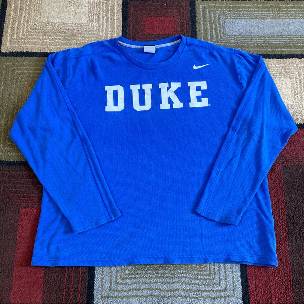 Nike Duke University Blue Devils Long Sleeve Men's Size XL